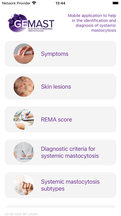 Systemic Mastocytosis Screenshot