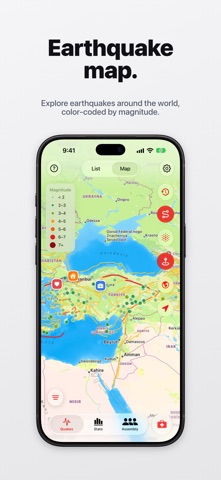 Sismik: Earthquake & Emergency Screenshot 5 of 10