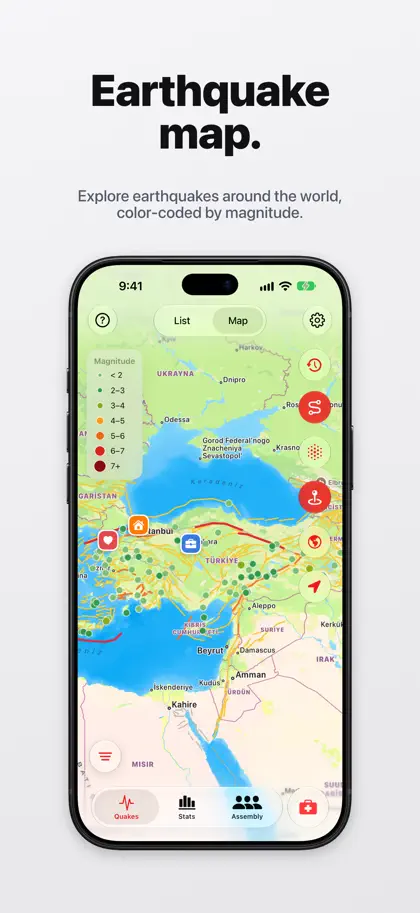 Captura de tela 5 de 6 de Sismik: Terremoto y Emergencia
