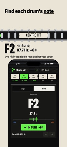 Lugwise: Drum Tuner & Pitch Screenshot 4 of 8