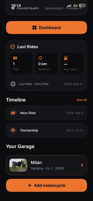 MotoGarage – My Motorcycle screenshot 2