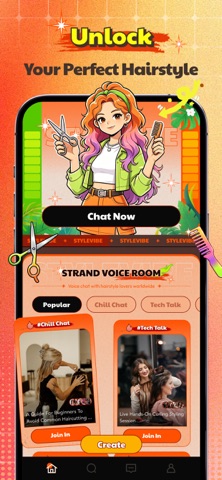 Buzz: Hairstyle Chat Screenshot 1 of 4