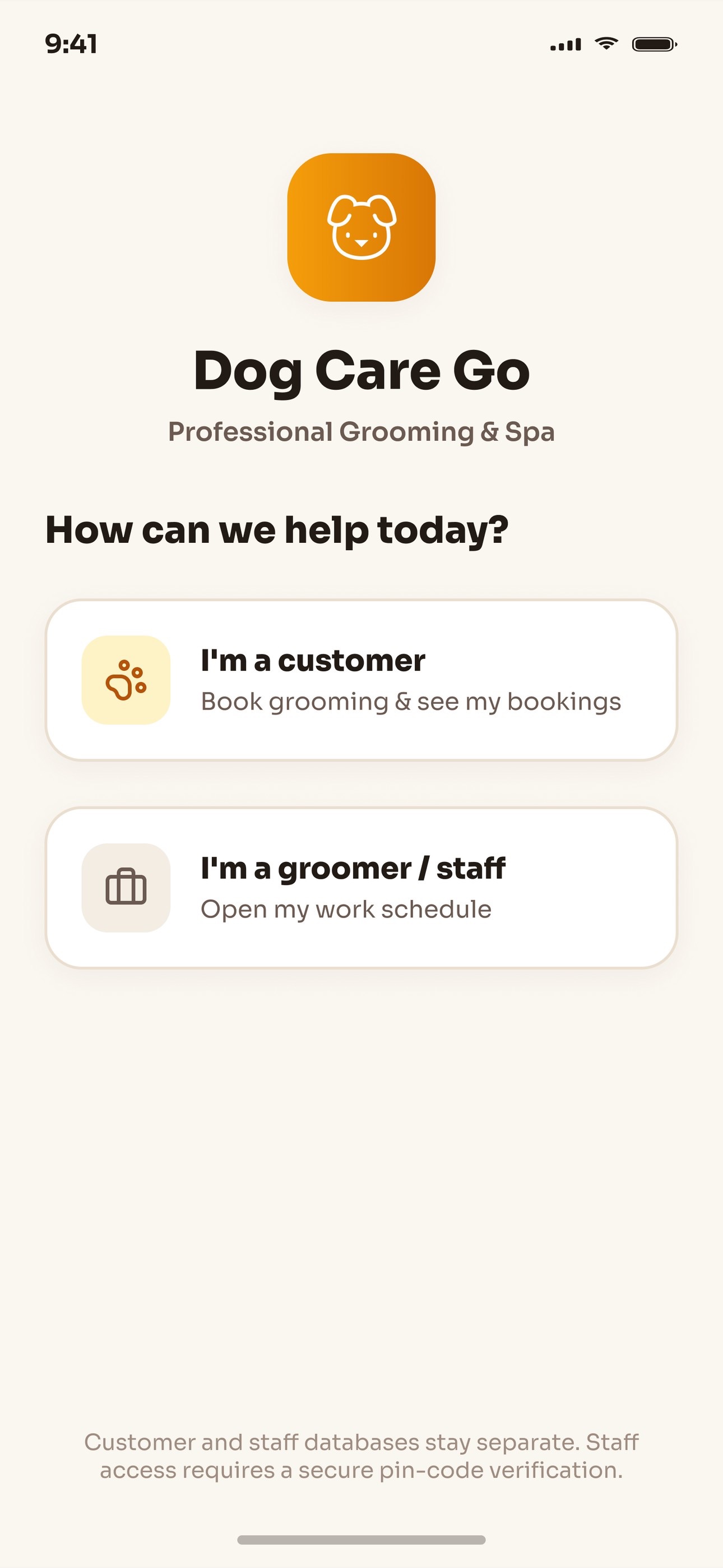 Screenshot 1 of Dog Care Go