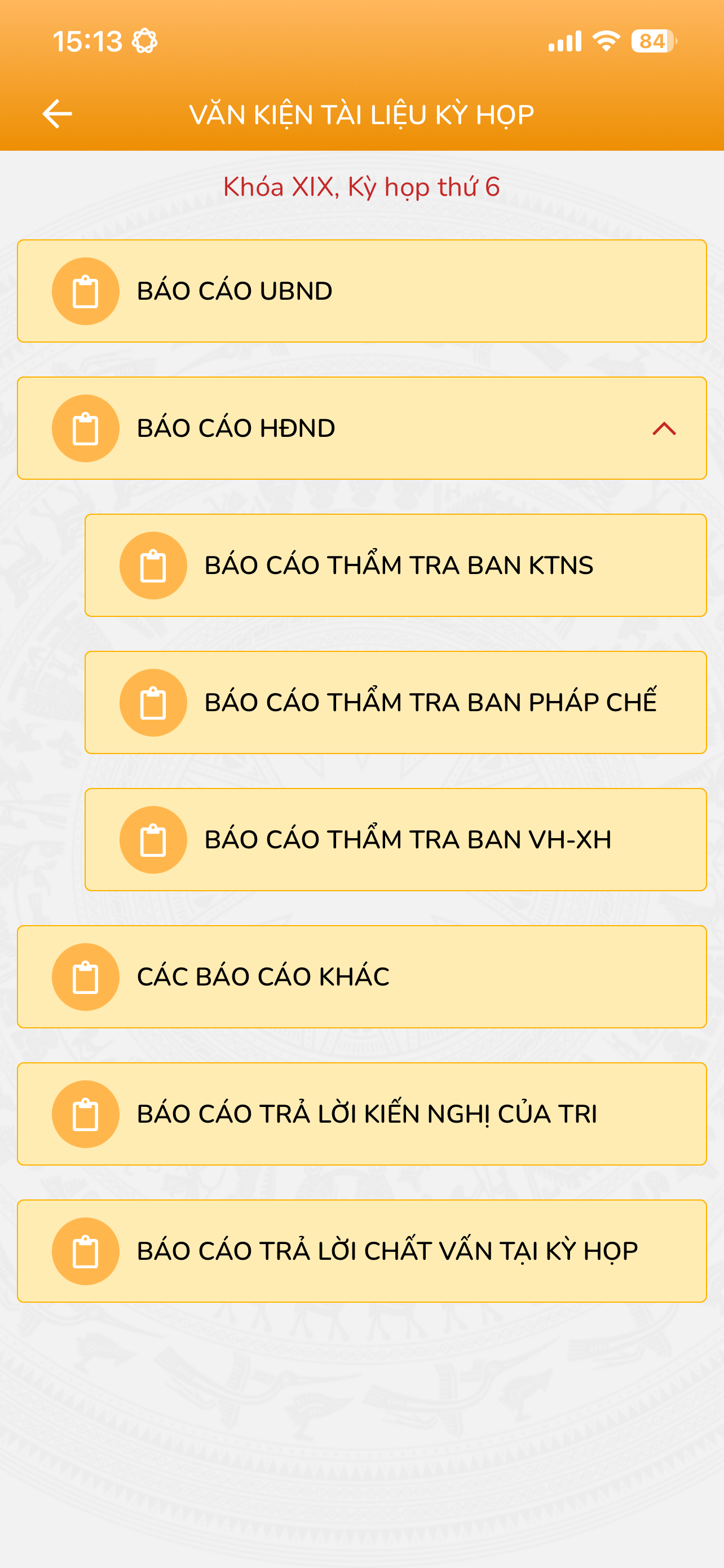 Quản lý kỳ họp HT screenshot 3