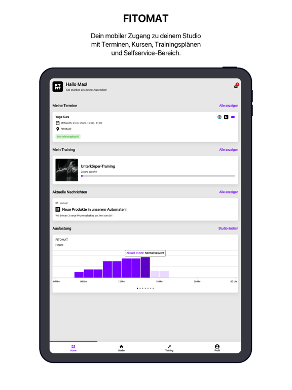 FITOMAT app screenshot