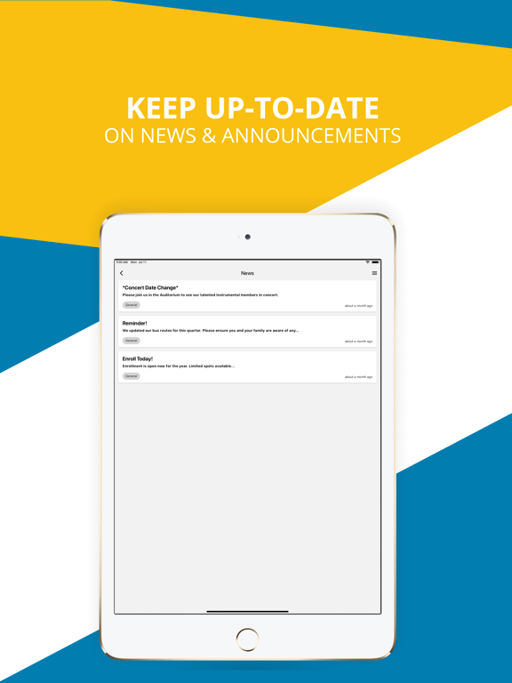 Explorers School iPad screenshot 1 - Education app