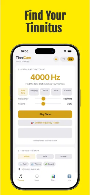 TinniCare: Tinnitus Relief screenshot 2