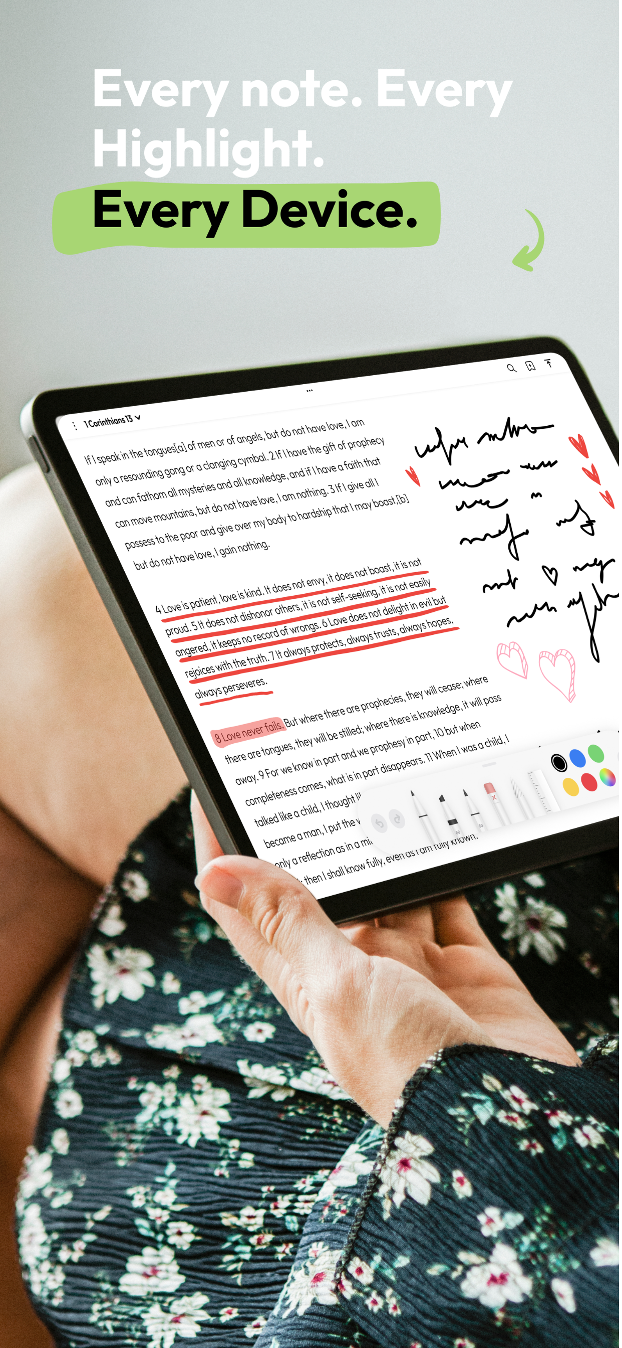 Pencil Bible: Journal & Study screenshot 5