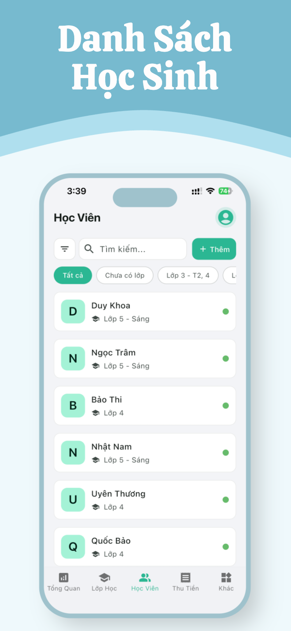 Quản Lý Lớp Học screenshot 3