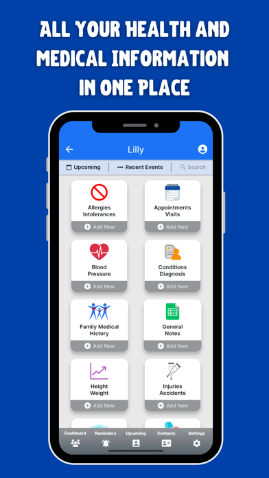KeepTrackMed - Health Record iPhone screenshot 3 - Health & Fitness app