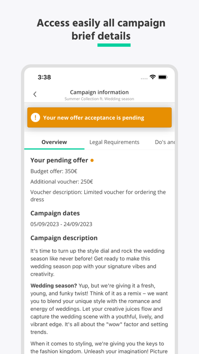 Screenshot #3 pour Collabary - Influencer App