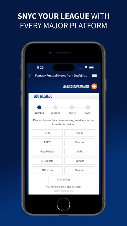 Draft Sharks Fantasy Football