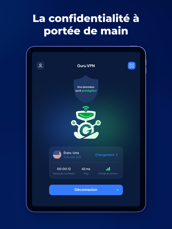 Screenshot #5 pour Guru VPN: Sécurité Master