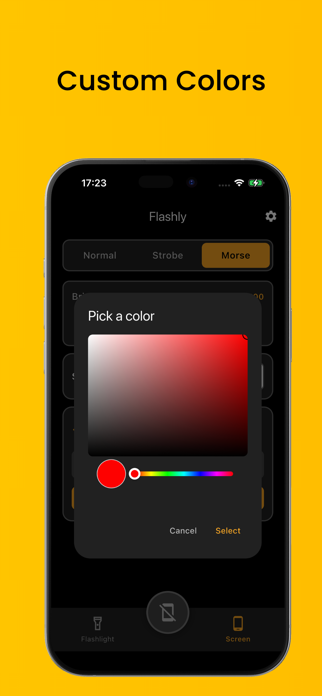 Flashly: Morse & Strobe Light Screenshot 5 of 5
