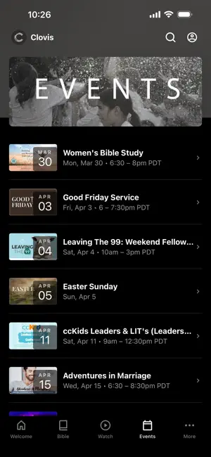 Clovis Christian screenshot 3