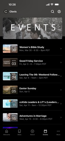 Clovis Christian app screenshot 3