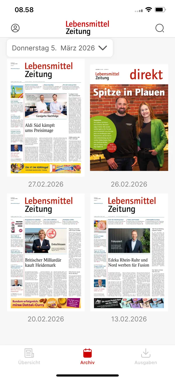 Screenshot #2 pour Lebensmittel Zeitung