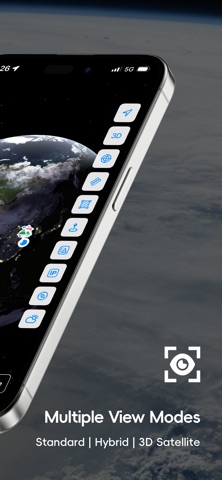 Earth Maps-3D live globe iPhone screenshot