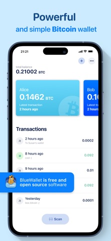 BlueWallet - Bitcoin wallet app screenshot