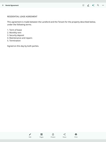 PDF Tools: Edit, Merge & Sign iPad screenshot