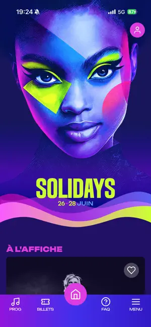 Solidays 2026 iPhone screenshot 1