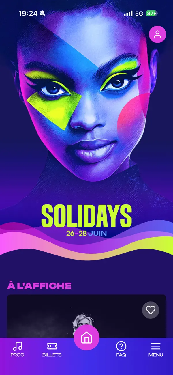 Screenshot #1 pour Solidays 2026