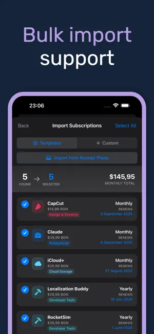 Subscription Manager - Traffic screenshot 4