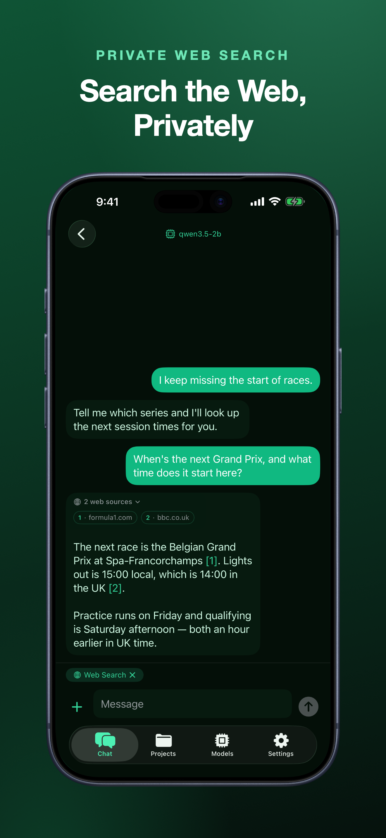 Cloaked: Private AI LLM Chat screenshot 3