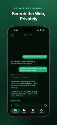 Cloaked: Private AI LLM Chat iPhone screenshot