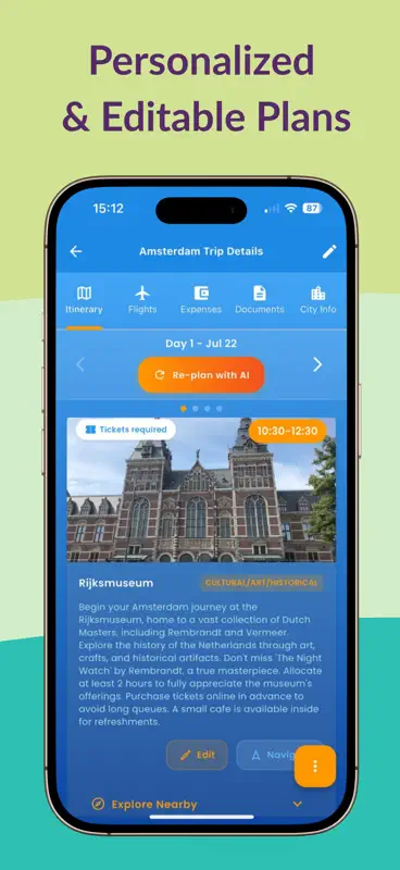 Roteiro de Viagem: Routly IA screenshot 3 of 6