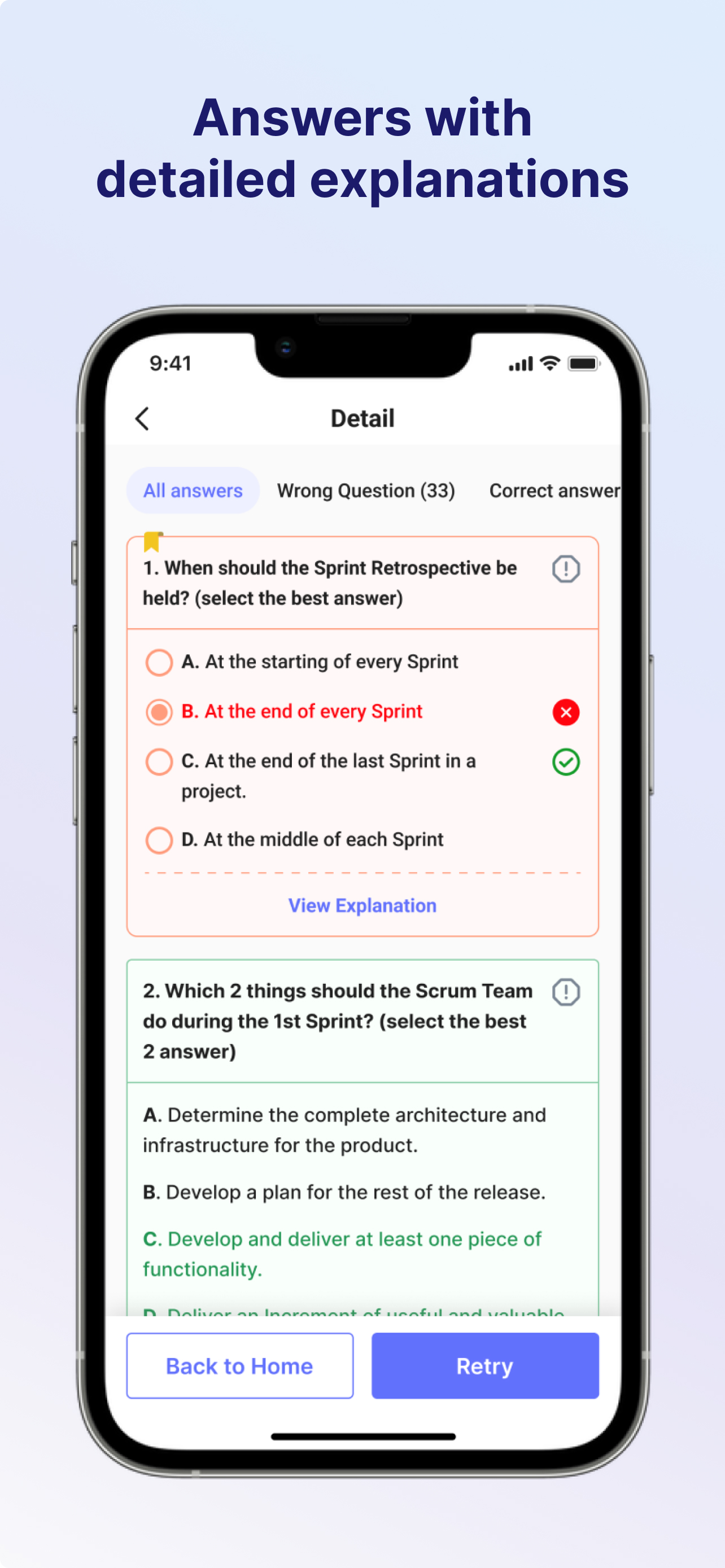 PMP Exam Simulator screenshot 5