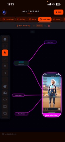 Ash Tree IDE screenshot
