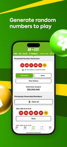 Virginia Lottery Numbers iPhone screenshot