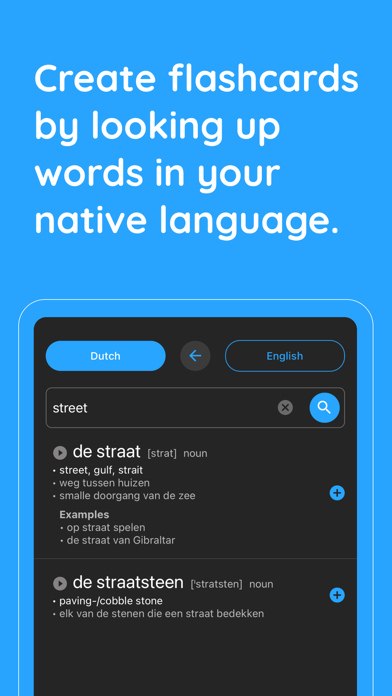 Vocably: Language Flashcards iPhone screenshot 4 - Education app