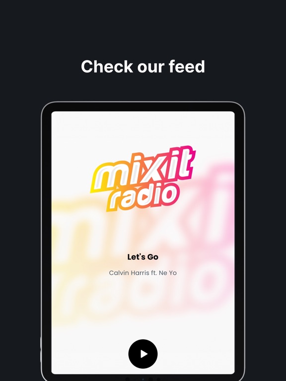 Mix It Radio Laredo iPad screenshot 2 - Music app