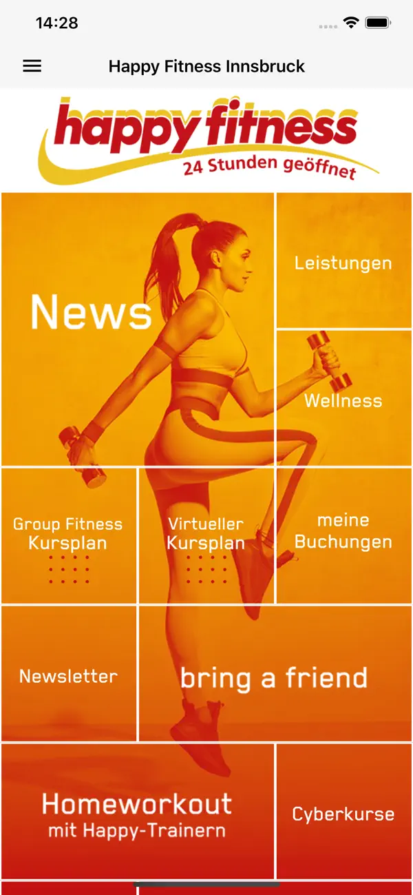 Screenshot #1 pour Happy Fitness 24h geöffnet