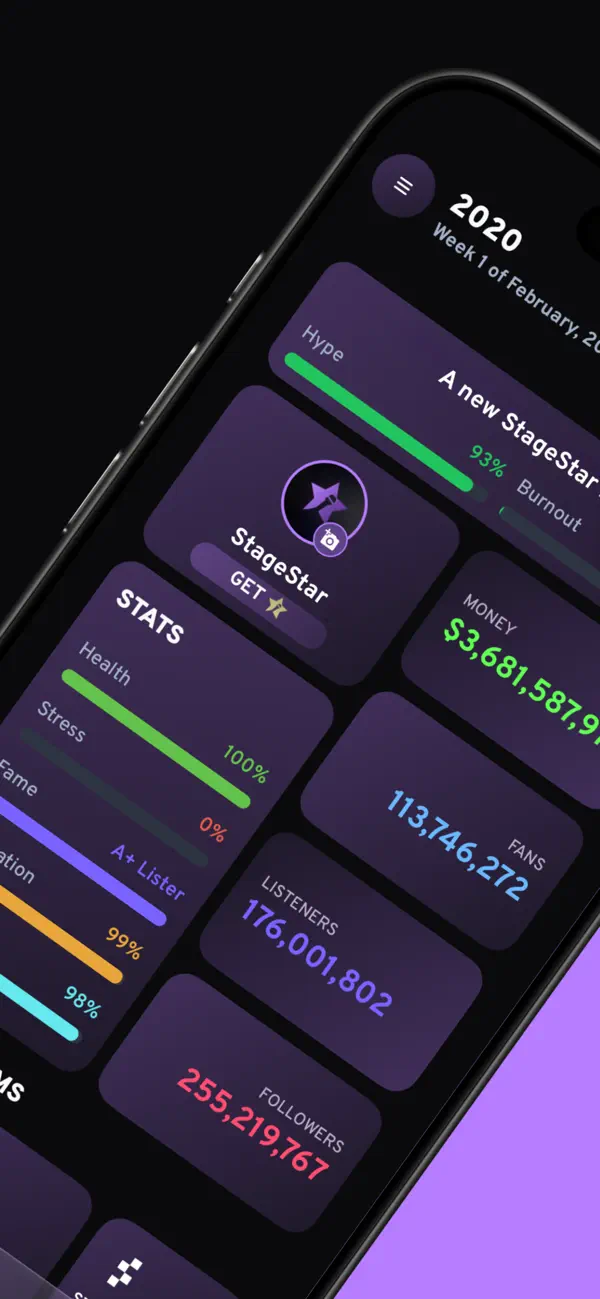 StageStar iOS Mod IPA screenshot 2 - iOS game interface