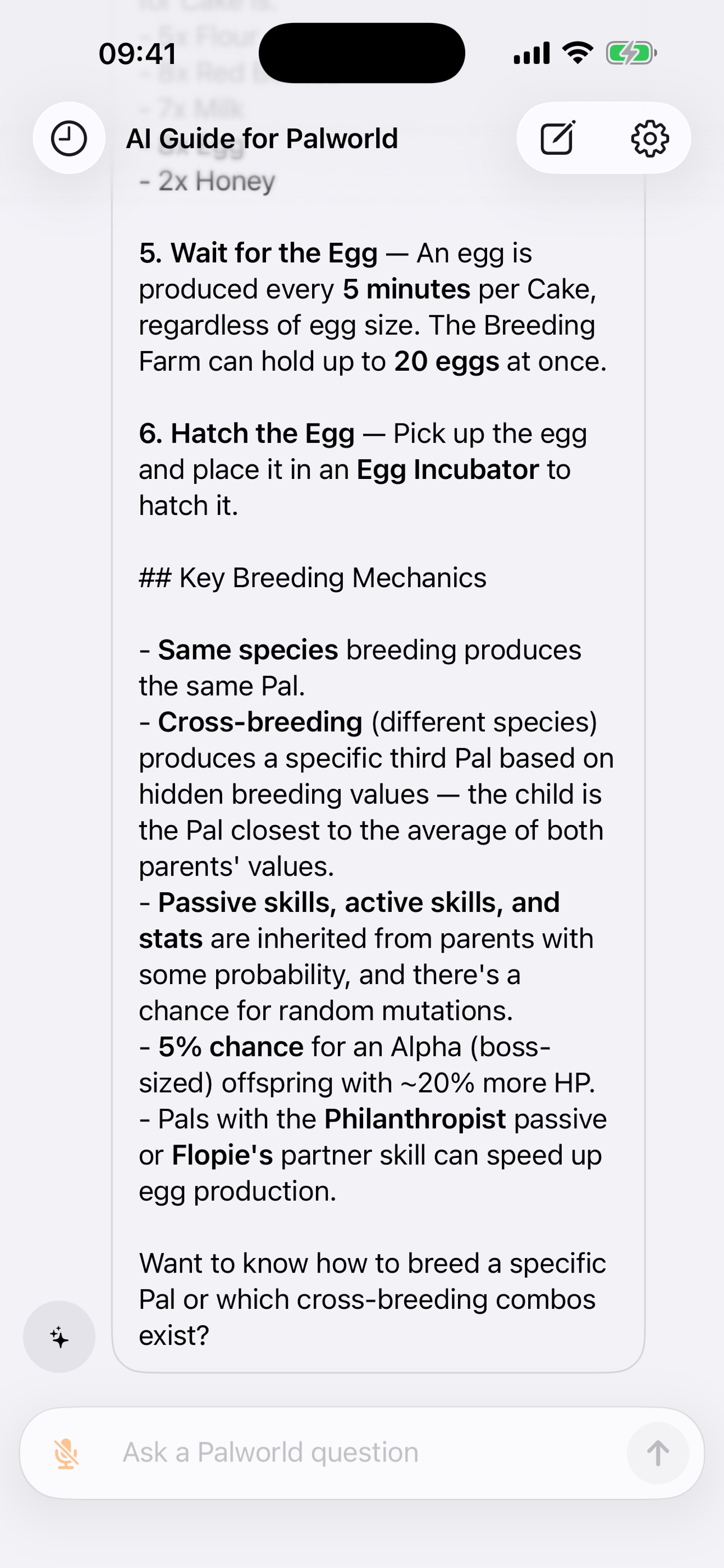 AI Guide for Palworld screenshot 3
