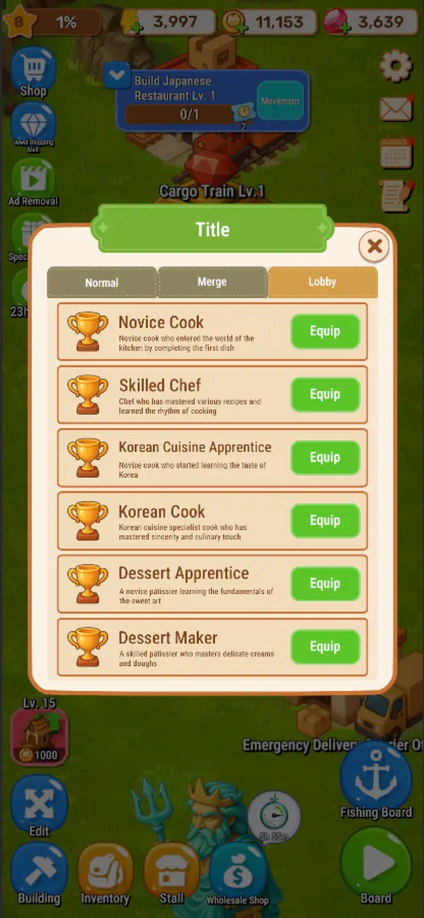#4. Merge Cooktopia (iOS) Av: DaVinciNote Co., Ltd.
