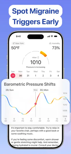 Migraine Tracker: Pressure Pal screenshot 3