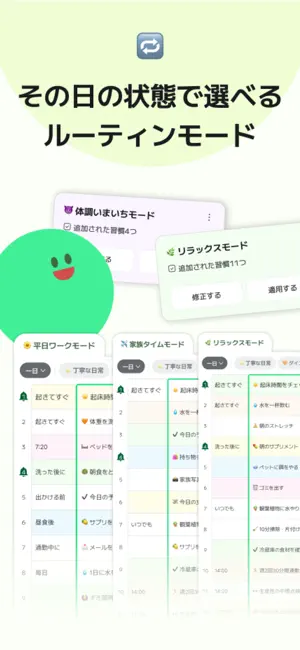 マイ ルーティン : 習慣・計画・タイムスケジュール・習慣化 iPhone screenshot 3