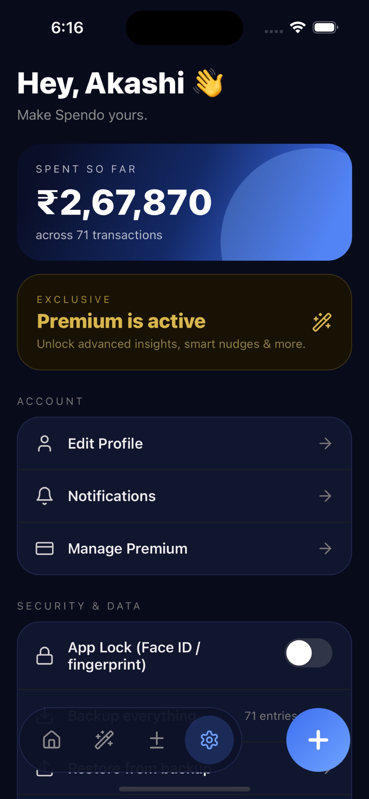 Screenshot 4 of Spendo — Expense Tracker