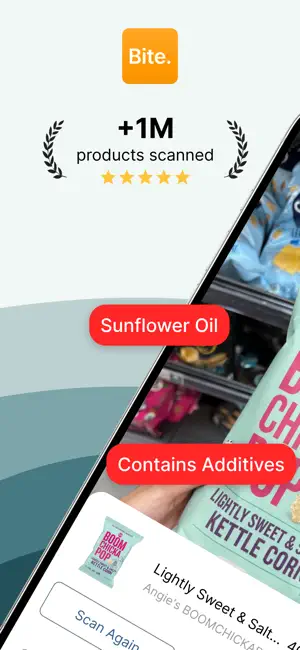 Bite : Food & Cosmetic Scanner screenshot 1