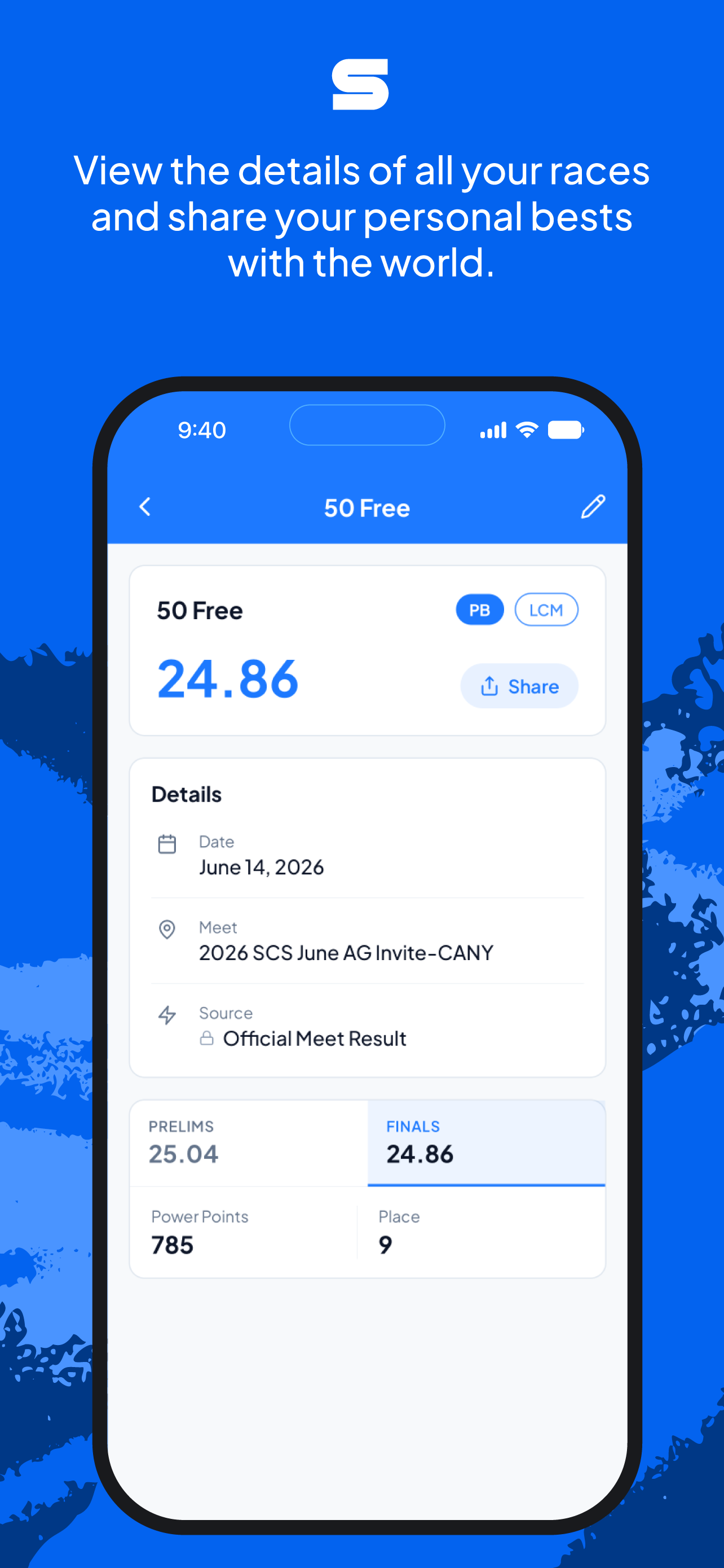 SwimTrackApp screenshot 6