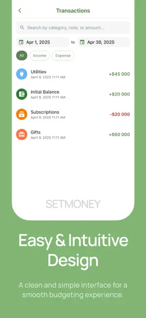 SetMoney: Budget App screenshot 4