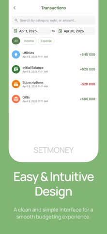 SetMoney: Budget App Screenshot 4 of 7