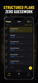 Repz: HYROX Training Plan screenshot