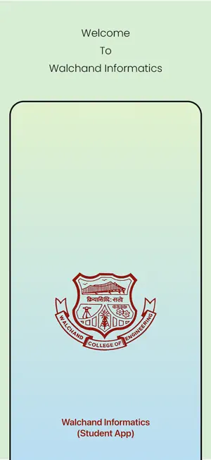 Walchand Informatics(Student) screenshot 1