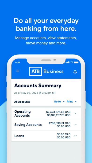 ATB Business - Mobile Banking Screenshot