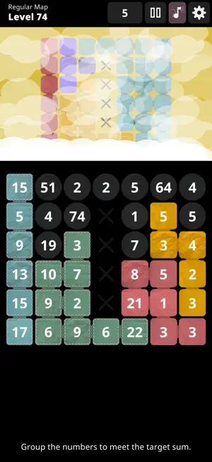 Number Grouping Puzzle screenshot 2